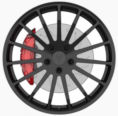 Диск VISSOL F-3117 8,5x21 5*120 Et:30 Dia:66,1 Gloss Black