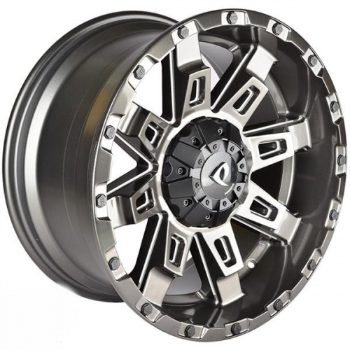 Диск Powcan BK5261 9x18 6*139,7 Et:15 Dia:106,1 BLK/MIL