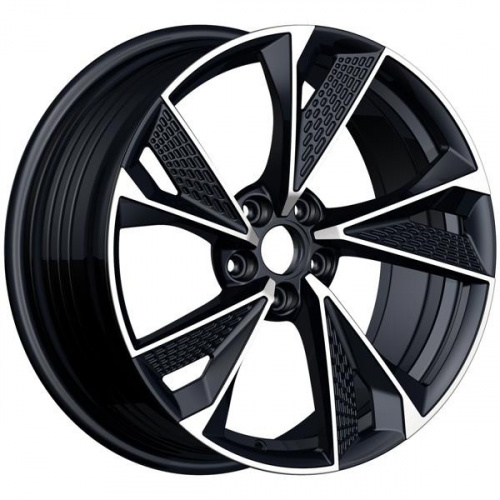 Диск INCH ULF-R39P 8,5x19 5*112 Et:35 Dia:66,45 Black Machine Face