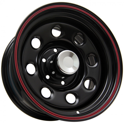 Диск Grizzly SW04 7x15 5*139,7 Et:-20 Dia:108,5 Black Inner + Chrome Outer Rim