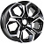 Диск KDW KD1620 6,5x16 5*112 Et:45 Dia:57,1 Black Front Polished