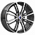 Диск K&K Эрфурт 7x17 5*110 Et:48,5 Dia:63,3 Алмаз чёрный