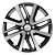 Диск Khomen 1609 6x16 4*100 Et:48 Dia:54,1 Black
