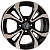 Диск Khomen 1504 6x15 5*100 Et:40 Dia:57,1 Black