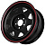 Диск Grizzly SW01 7x15 5*114,3 Et:0 Dia:73,1 Shinning Black With 2 Red Line