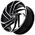 Диск FF FBX104 7x15 4*100 Et:35 Dia:73,1 Black Machine Face