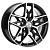Диск Khomen 1709 7x17 5*114,3 Et:43,5 Dia:67,1 Black-FP
