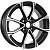 Диск KDW KD1590 6x15 4*100 Et:45 Dia:54,1 Black Front Polished