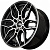Диск Kipardo KF66 8,5x18 6*139,7 Et:15 Dia:108,1 Black Machined Face
