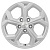 Диск Khomen 1606 6,5 x 16 5*114,3 Et: 45 Dia: 60,1 F-SILVER