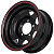 Диск Grizzly XQR00401 7 x 16 5*139,7 Et: -25 Dia: 108,5 Shinning Black With 2 Red Line