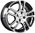 Диск X'trike X-105 6 x 15 4*100 Et: 45 Dia: 60,1 BK/FP