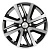 Диск Khomen 1609 6 x 16 4*100 Et: 37 Dia: 60,1 BLACK-FP