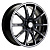 Диск Khomen 1707 6,5x17 4*100 Et:44 Dia:54,1 Black-FP