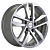 Диск Khomen 1612 6,5x16 5*100 Et:39 Dia:57,1 Silver-FP