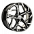 Диск Khomen 1716 7x17 5*112 Et:49 Dia:66,6 Black-FP