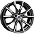 Диск K&K Твист 7,5x17 5*108 Et:45 Dia:67,1 алмаз черный