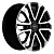 Диск Khomen 1805 7,5x18 6*139,7 Et:42 Dia:100,1 Black-FP