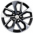 Диск Khomen 1703 7x17 5*108 Et:40 Dia:54,1 Black-FP