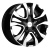 Диск Khomen 1503 6x15 4*100 Et:39 Dia:56,6 Black-FP
