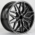 Диск KoKo Kuture FF585 7,5x17 5*114,3 Et:38 Dia:73,1 Gloss Black+Maching Face