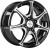 Диск X'trike X-110 6 x 14 4*98 Et: 35 Dia: 58,5 BK/FP