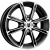 Диск K&K Флэш 5x14 4*100 Et:45 Dia:67,1 алмаз черный