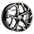 Диск Khomen 1716 7x17 5*110 Et:45 Dia:67,1 Black-FP