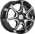 Диск X'trike X-110 6x14 4*114,3 Et:38 Dia:66,1 BK/FP