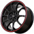Диск FF R115 7x15 4*98 Et:35 Dia:73,1 Matt Black + Red Line Диск FF R115 7x15 4*98 Et:35 Dia:73,1 Matt Black + Red Line