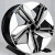 Диск IWheel FBX334-9 8,5x19 5*112 Et:35 Dia:66,6 Black+Silver+Machine Face