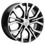 Диск Khomen 1608 6,5x16 5*114,3 Et:43 Dia:67,1 Black-FP