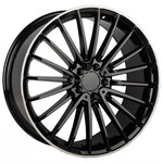 Диск KoKo Kuture K0235 9,5x20 5*112 Et:43 Dia:66,6 Gloss black with lip polish