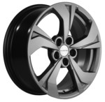 Диск Khomen 1724 7x17 5*108 Et:33 Dia:60,1 Gray