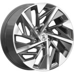 Диск Premium Series КР009 7,5x18 5*114,3 Et:45 Dia:60,1 diamond gloss graphite