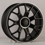 Диск Powcan Y1188 9,5x20 5*112 Et:38 Dia:66,6 Black Matt With Lip Polish