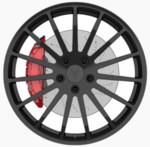 Диск VISSOL F-3117 8,5x21 5*120 Et:30 Dia:66,1 Gloss Black