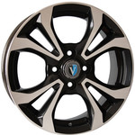 Диск Khomen 1504 6x15 5*100 Et:40 Dia:57,1 Black