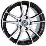 Диск Khomen 1611 6,5x16 5*108 Et:43 Dia:65,1 Black-FP