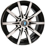 Диск Khomen 1608 6,5x16 5*114,3 Et:46 Dia:67,1 Black-FP