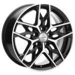 Диск Khomen 1709 7x17 5*114,3 Et:48,5 Dia:67,1 Black-FP