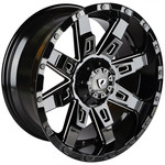 Диск Powcan BK5261 9x18 6*135 Et:15 Dia:106,1 BLK/MIL