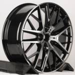 Диск HMD 4155 8x18 5*112 Et:47 Dia:66,6 Black Machine Face