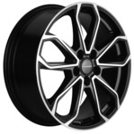 Диск Khomen KHW1816 7x18 5*114,3 Et:45 Dia:60,1 Black-FP