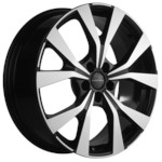 Диск Khomen 1906 7x19 5*112 Et:43 Dia:57,1 Black-FP