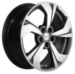 Диск Khomen 1724 7x17 5*114,3 Et:45 Dia:66,1 Gray-FP