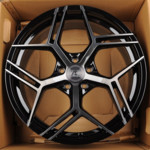 Диск Tisli Blade 8,5x19 5*112 Et:35 Dia:66,6 Black Face Machined With Black Coat