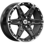 Диск K&K Дистрикт 8x18 6*114,3 Et:46 Dia:67,1 чёрный бриллиант
