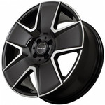 Диск Kipardo KF61 7,5x17 5*112 Et:40 Dia:73,1 Gloss Black Machined Face