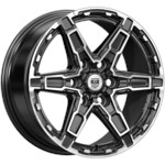 Диск K&K Дистрикт 8x18 6*139,7 Et:36 Dia:100,1 Алмаз чёрный
